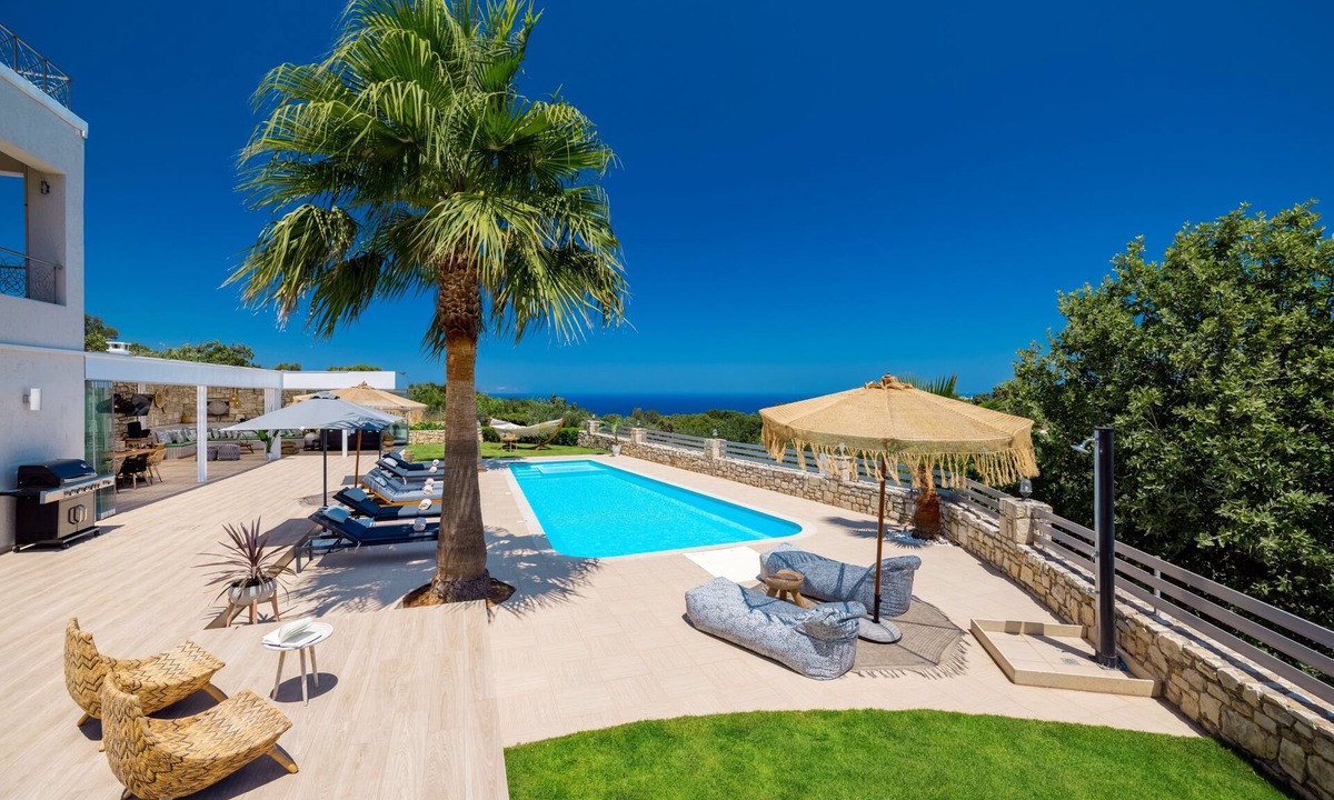 Atsipopoulo Villa | Sublime views, child friendly villa, sports & wellness facilities, full privacy!