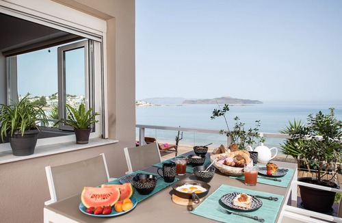 Agii Apostoli Villa | Beachfront Villa With Panoramic Sunset View