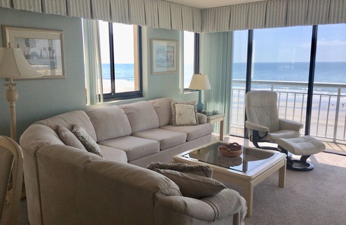 Crescent Beach Condo | Corner Unit - Wrap-around Ocean Views - Shoreham II 5A