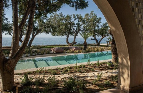 Fragkokastello Villa | Divine Crete Beachfront Villa Kallisti, 3BDR, Sea Views, Private Pool and Hot.
