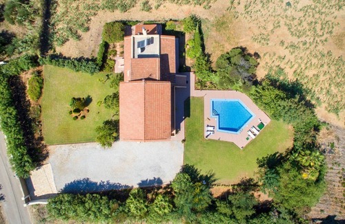 Maleme Villa | Exclusive Crete Villa | Villa Alexia | 4 Bedrooms | Large Lawned Gardens