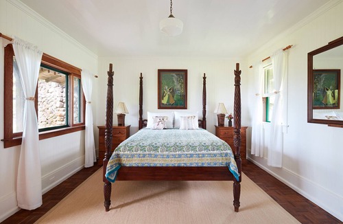 Kaunakakai Cabin | Historic Lodge Retreat On Expansive Biodynamic Farm & Ranch: Ocean to Mountain