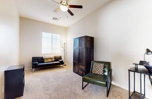 Sonoran Foothills House | Home with private yard, office, billiards, on-site pool, hot tub & tennis courts