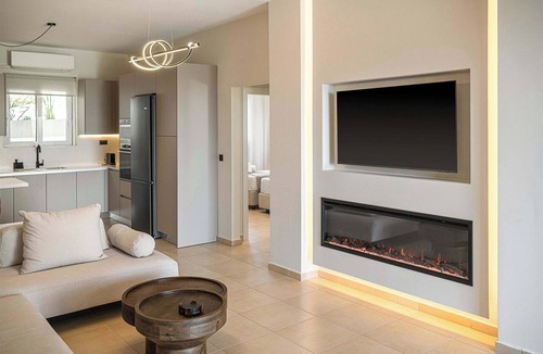 Agia Apartment | Kymélia Ground Suite With Private Pool & SeaView