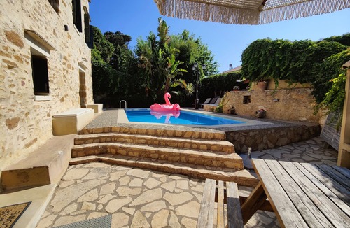 Pyrgos Psilonerou Villa | ★ Luxurious stone villa, totally private pool, peaceful, near sea, WiFi, parking