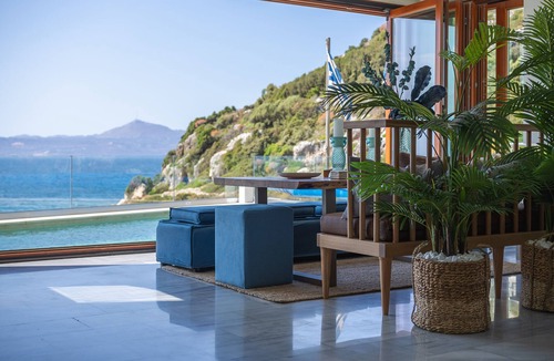 Plaka Villa | Luxury Sea Villa Almy with pool in Almyrida Chania