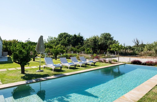 Maleme Villa | MOUSIKI, elegant villa with pool, terrace, and garden. 450 m from the beach