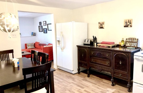 Herring Cove Apartment | Quiet, large private backyard, fully equipped, dreamy beds! Short or long term.