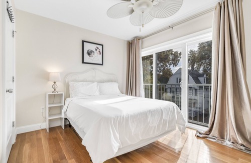 Allston House | Sparkling Boston Townhome with AC, Parking, Roku TV, Patio, Pet Friendly!
