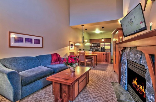 Olympic Valley Condo | Village at Palisades, SlopeSide, Top Floor, Mtn Views, Bright w/Vaulted Ceilings