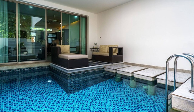 Beachfront Chocolate Pool Villa