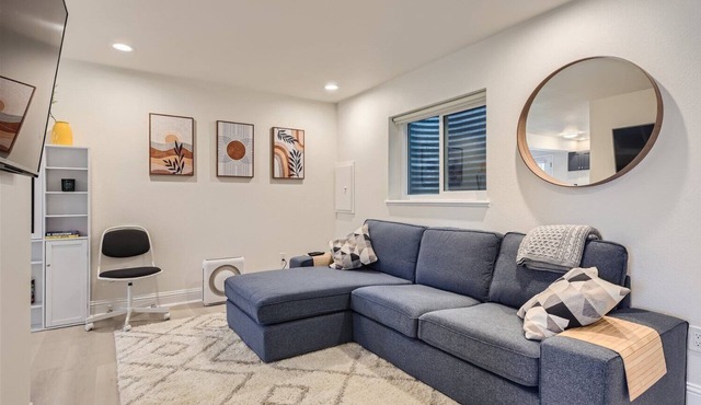 Charming 2-bedroom garden level suite in tranquil Denver Tech Center