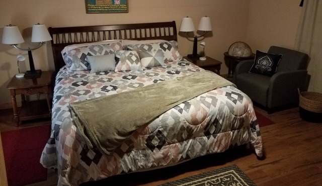 Comfortable cabin in the mountains of North Carolina, located near TIEC.