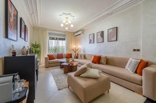 Cozy apartment, 2 bedrooms, 10 min from airport and Medina