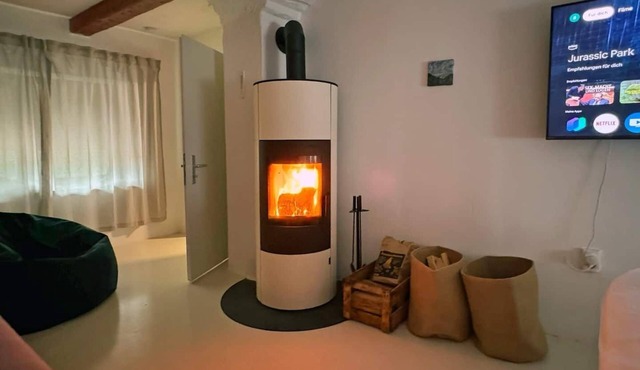 Cozy Bavarian home with fireplace and fully equipped kitchen.