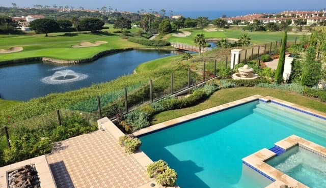 Gated Monarch Beach Golf course home with views of the Ocean, private pool