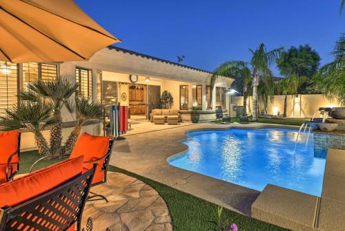 Heated Pool + Putting Green: Luxe Gilbert Home