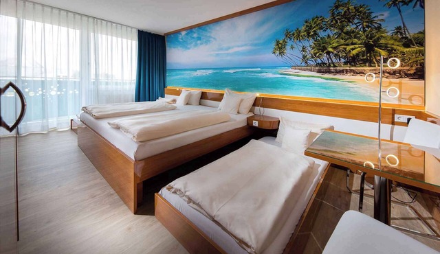 Holiday apartment with balcony and heating