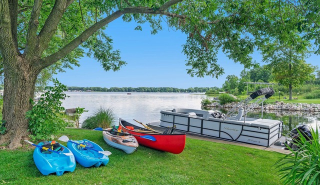 Lakefront Summer Escape: Kayaks, Canoes + Pontoon Rental