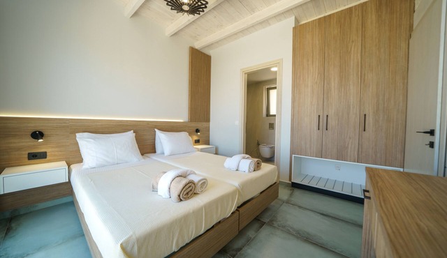 Luxurious Seaside Villa Odysseas, combines modern comfort w/breathtaking views!