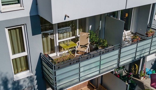 Modern apartment with a beautiful view