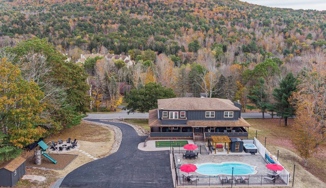 NEW LISTING! Heated Pool + Sauna + Hot Tub + Game Room + Jungle Gym + Fire Pit
