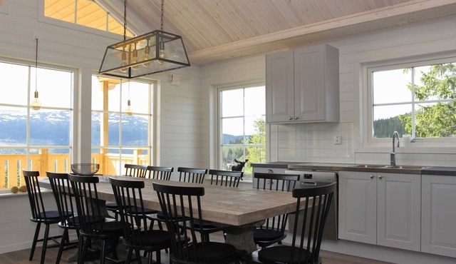 Newly built semi-detached house (house part 1) in Åre / Sadeln, Ski in