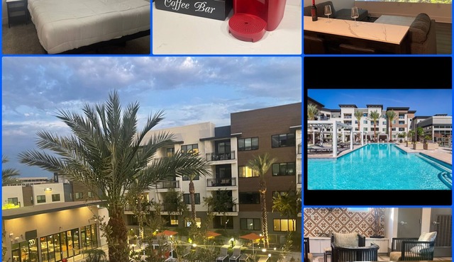 Pool Side Apartment With Private Cinema in Scottsdale next to the Mayo Clinic