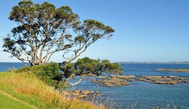 Relax at this Matheson Bay retreat.