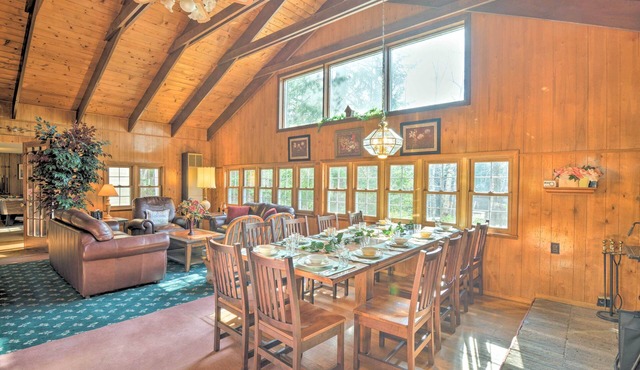 Riverfront Cabin in Alger w/Patio & WiFi!