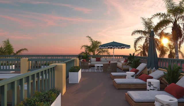 Rooftop Ocean Views + Pool + Hot Tub + Walk to Beach | The Mara by AvantStay
