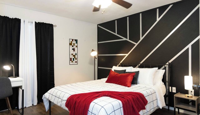 Rustic Luxe Loft: A King Bed Hideout with Edge