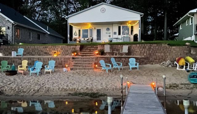 Sandy beach front LAke House