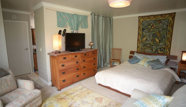 Spacious Master Bedroom, Private Bath & Entrance, Deck, 2 day min, 2 person max.