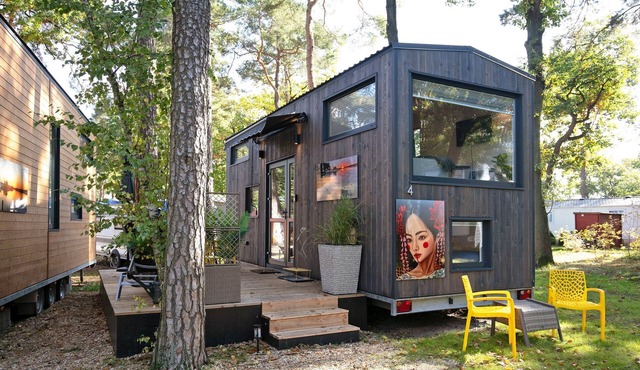 Tiny Home 'Tiny House Nr 4' with private terrace, Wi-Fi and air conditioning