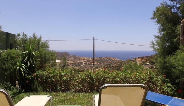 Vacation home with wide panoramic sea view - Holiday home Triopetra, Crete