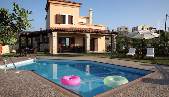 Villa in Skouloufia with Private Pool & Views