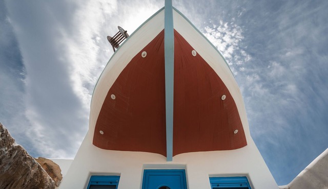 Villa Warka!Wonderful maritime House for 2-3 people,shared 50qm Pool in Pitsidia