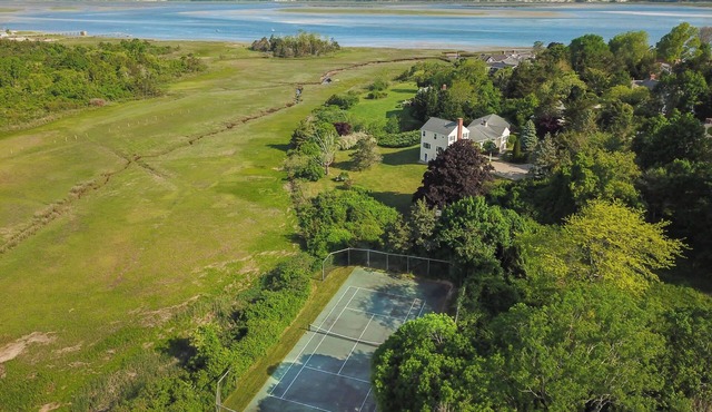 Water Views & Private Tennis Court!