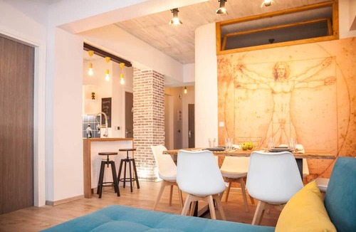Nea Chora Apartment | Secret Loft, 2min Walk From The Beach, High Tech