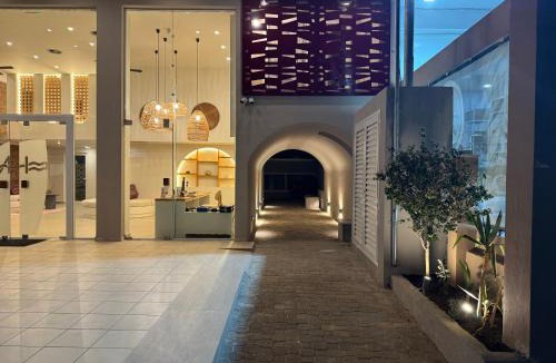 Agia Marina Hotel | The Noverian Antama Organic Beach Resort Chania with Outdoor Heated Pool